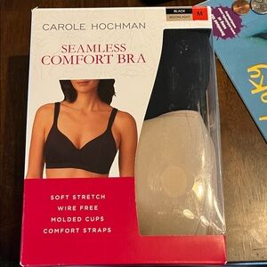 Midnight by Carole Hochman Black Seamless Bra
